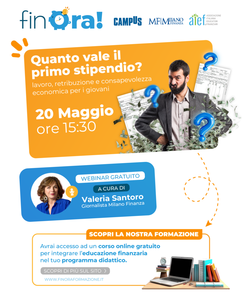 Quanto vale il primo stipendio? Lavoro, retribuzione e consapevolezza economica per i giovani